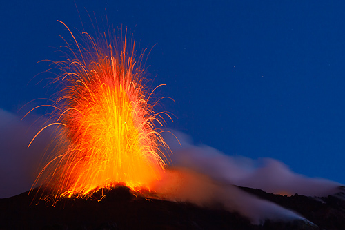 Vulkan Stromboli, vulcano Stromboli